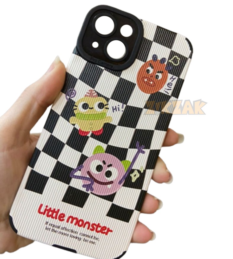 Little Monster Chessboard mobile cover