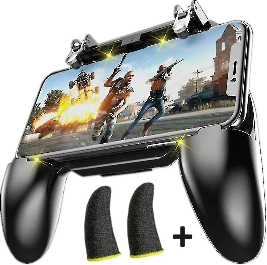 يد تحكم PUBG Mobile Wireless W10 Gamepad Remote Joystick 