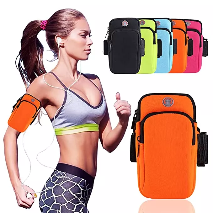 Sunkizzrs® Running Armband Waterproof Washable Armband for Outdoor Sports Armband for Phones