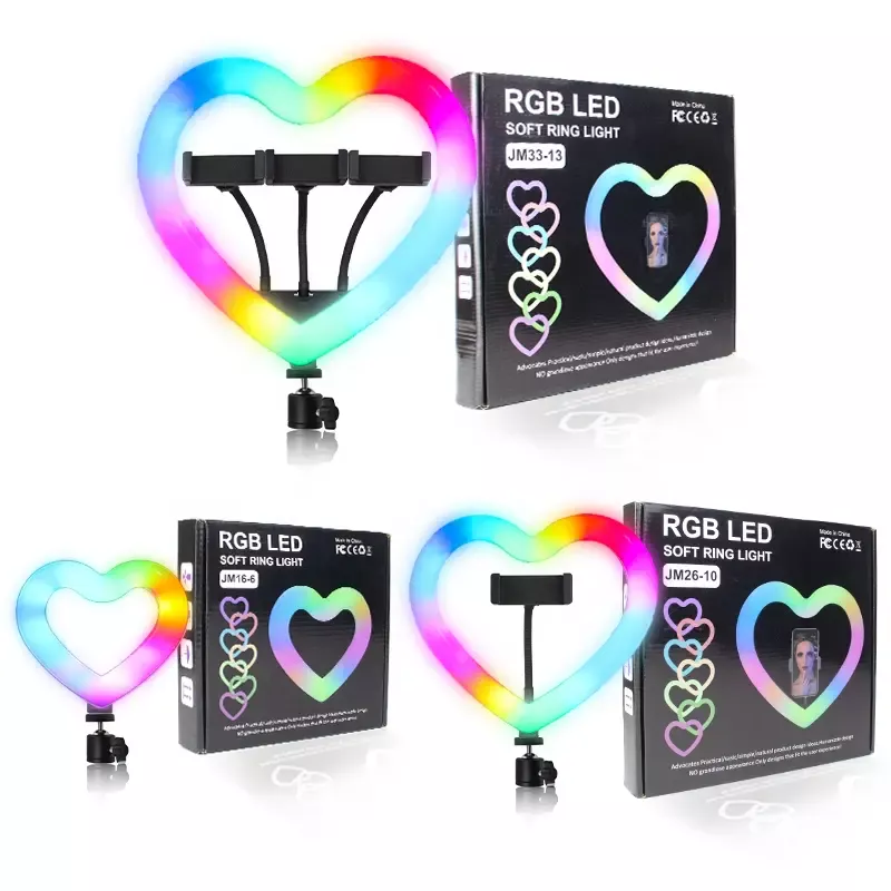 RGB LED SOFT RING LIGHT JM26-10