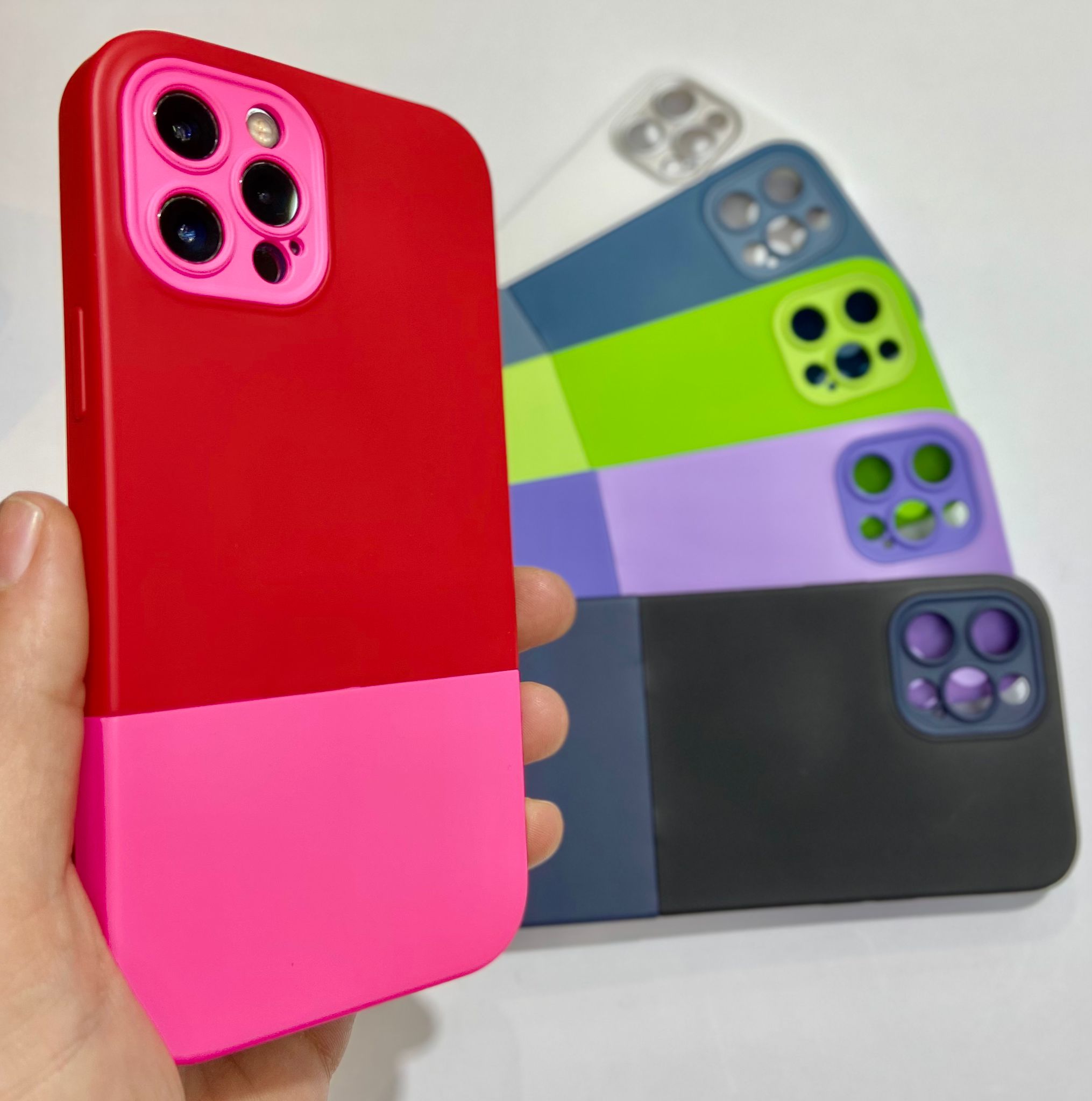 3 in 1 Liquid Silicone Phone Case