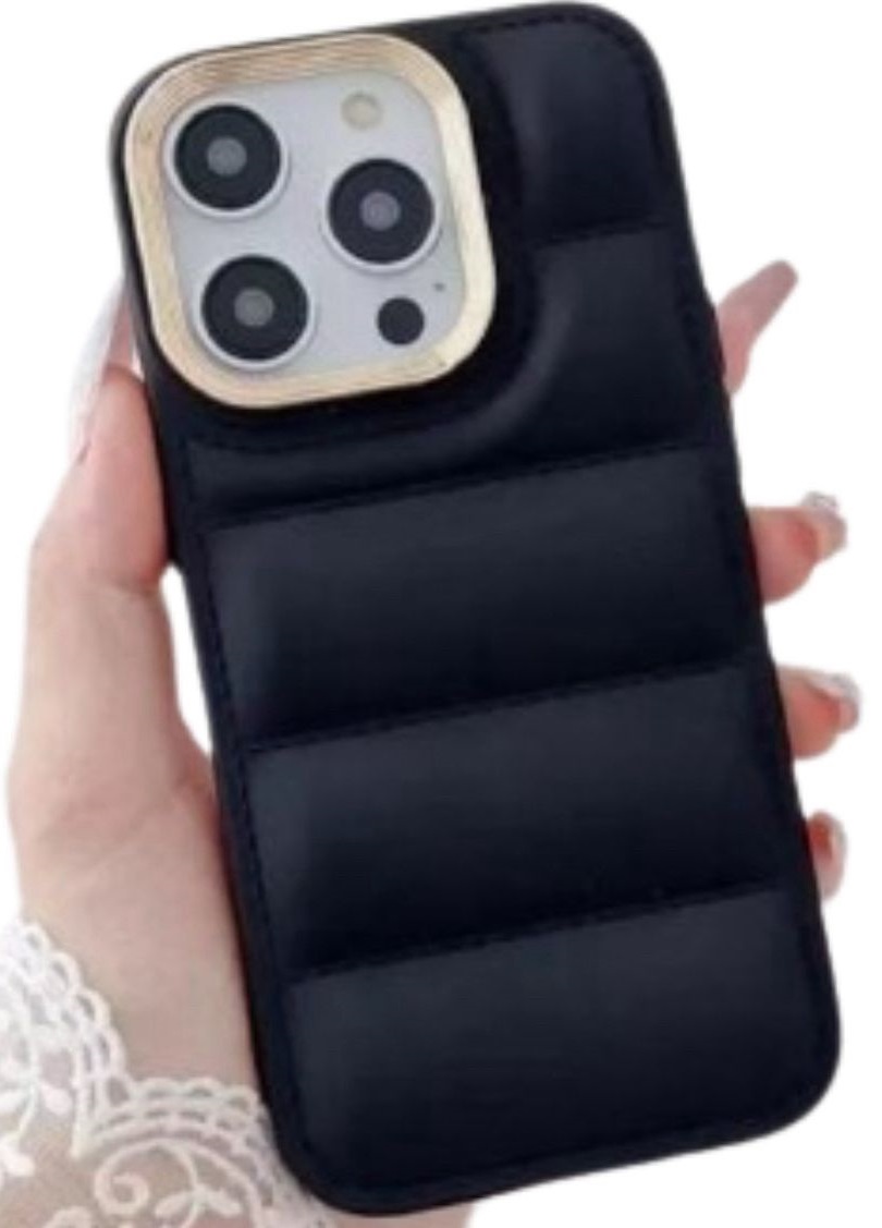 Solid Puffer Anti-Fall Phone Case