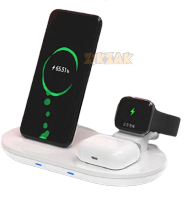 Wireless Charging station 4 in 1 Mobile phone & Apple watch &Apple Airpods & Apple pencil