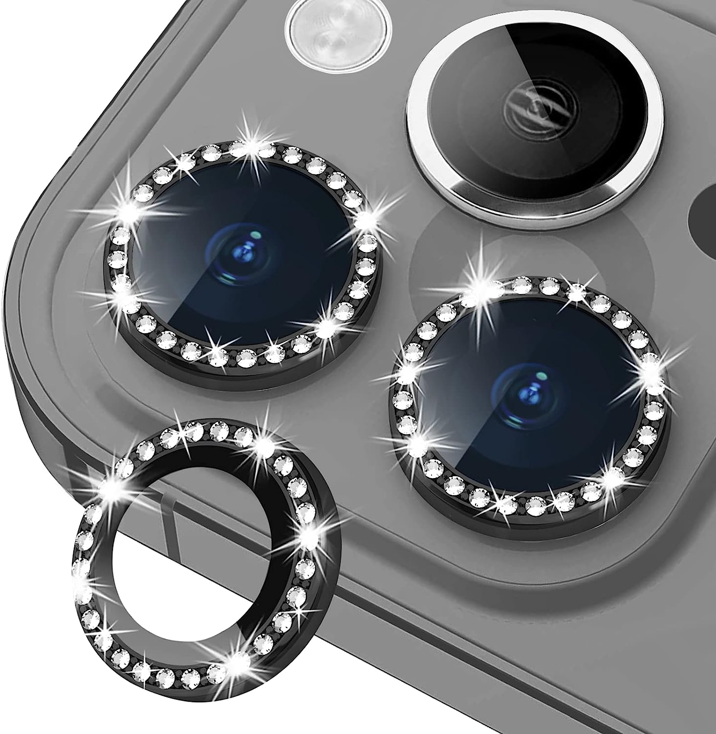 Bling Diamond Camera Lens Protector for iPhone