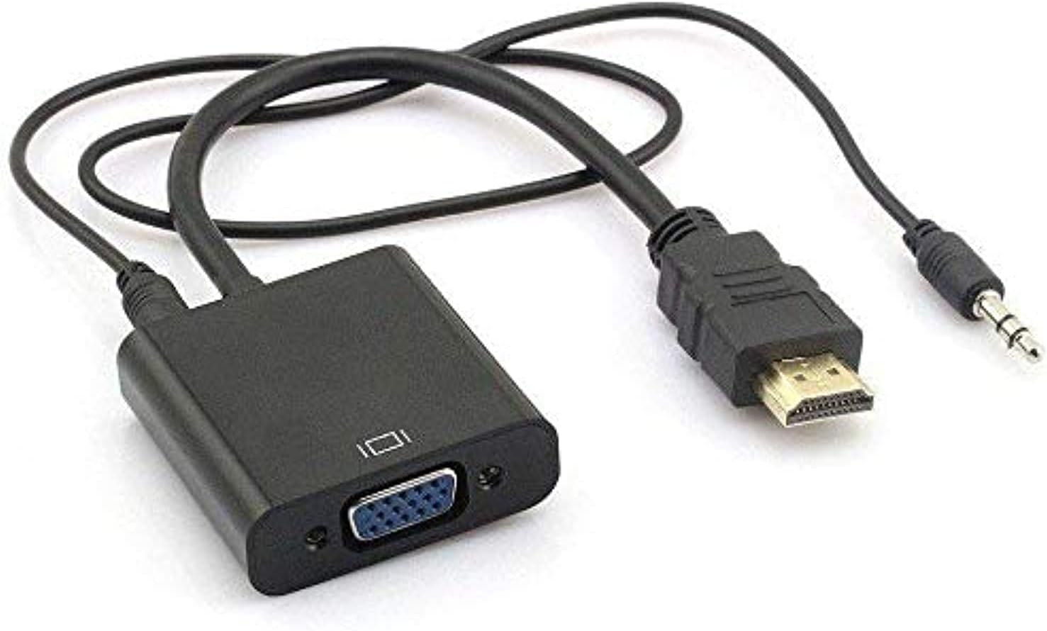 HDMI to VGA With Audio Converter Connect your HDMI device up to VGA port with Audio Supports 1080P Full HD