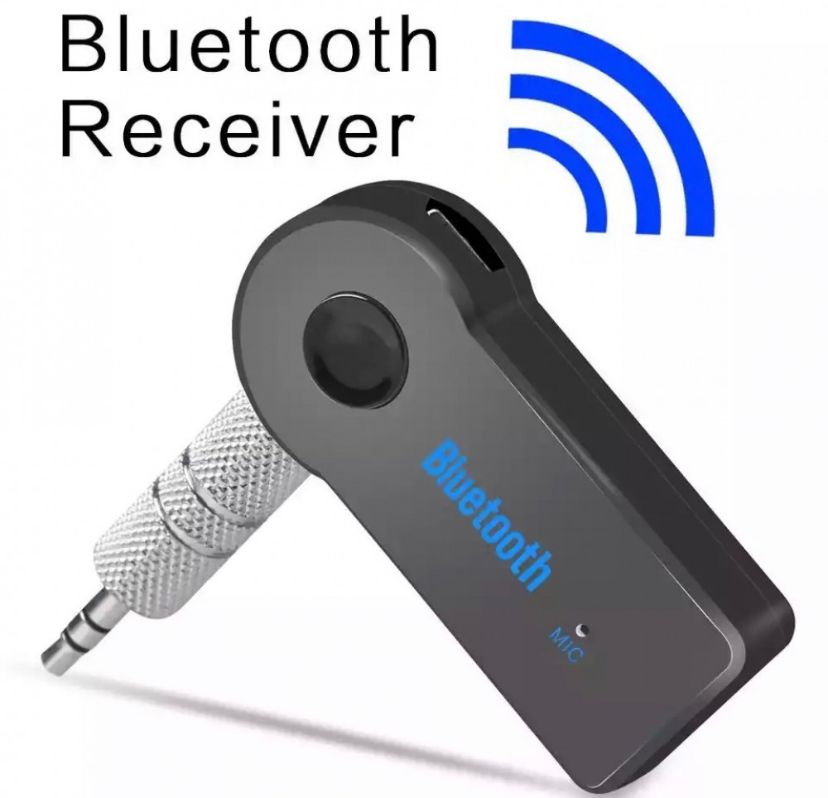 Guangcailun Wireless Bluetooth 3.5mm AUX Audio Stereo Music Receiver Wireless Music Home Page Car Receiver Adapter Mic