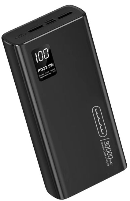 UMB Power Bank Genuine Real Actual WUW Y118 30000mAh PD20W+QC3.0 22.5W 2USB+Micro+Type-C LED Display Fast Charger