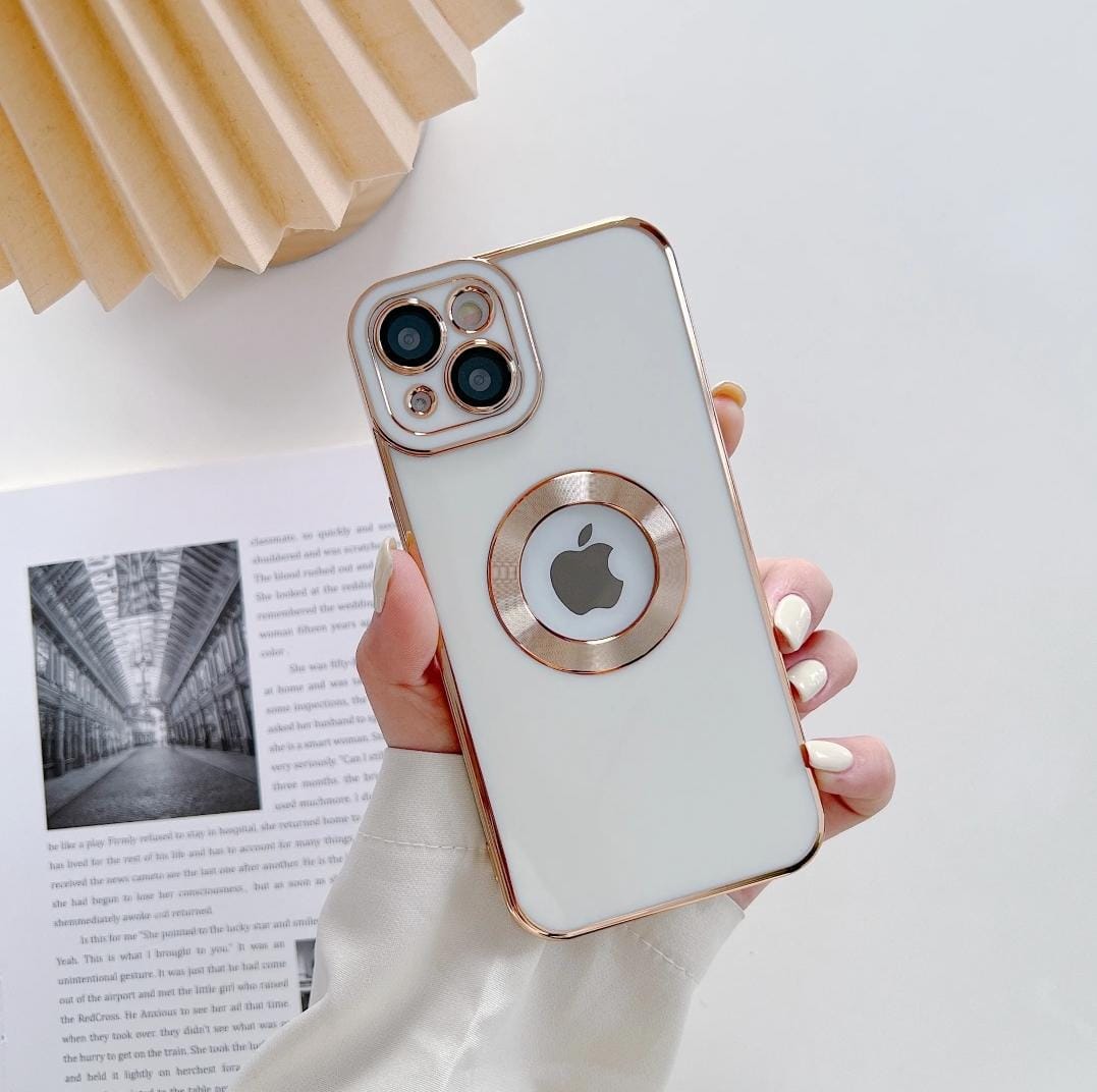 Mobile Cover Designed to Show Logo Luxury Phone Case with Camera Lens Cover Soft TPU Coated Case Anti-Scratch Shockproof