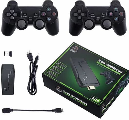 Retro Video Game Console Built-in 20000+ Games, Wireless Controller, Gamepad, Game Player, 64G, 4K, TV Game Stick, 2.4G