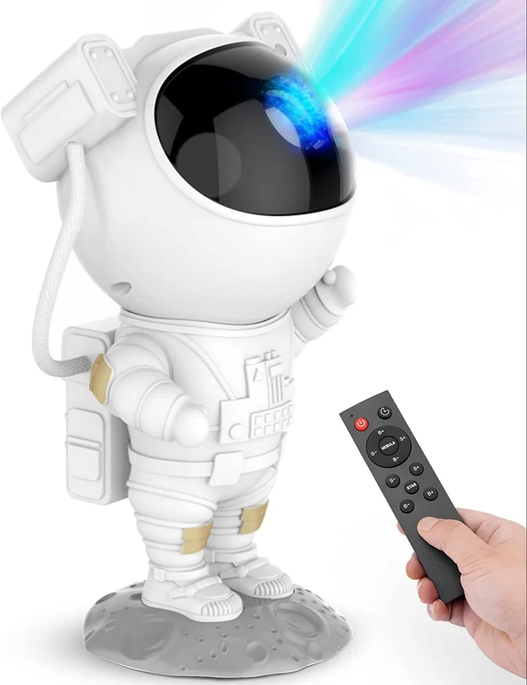 LED Astronaut Starry Nebula Projector