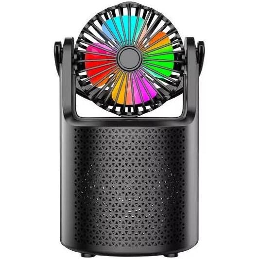 ZQS1440 Wireless Bluetooth Portable With Fan Function With Handle RGB Light