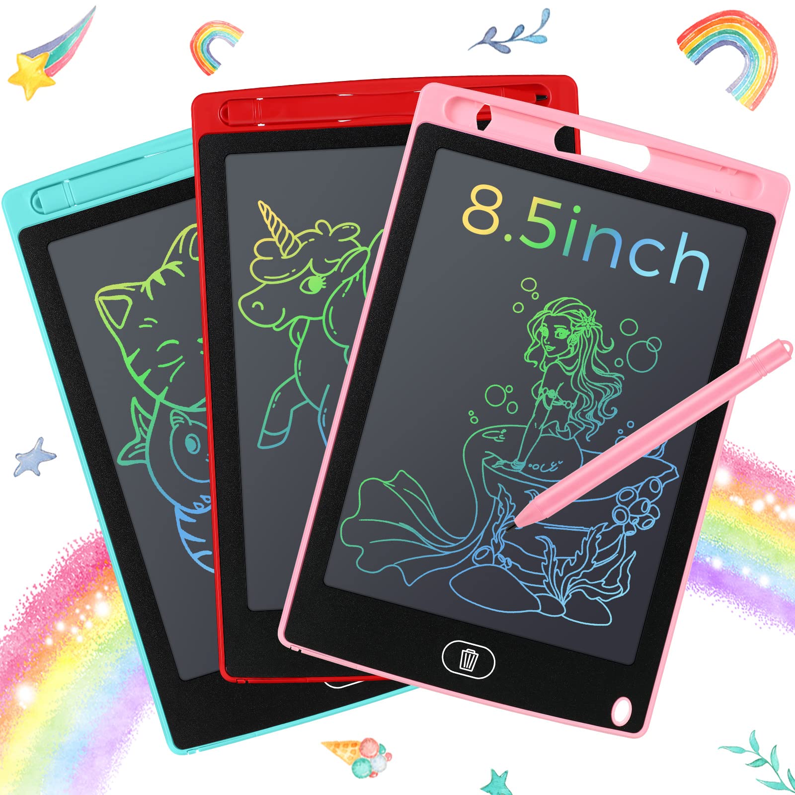 Colorful 8.5 Inch LCD Writing Tablet for Kids