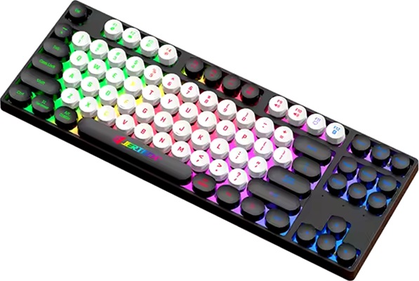 كيبورد 80% مكس RGB جيمنج  JERTECH DK600