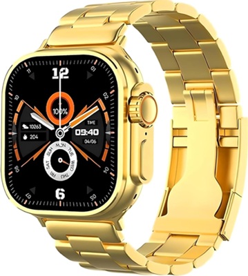  X10 Ultra 3 Max دبل كاسكيت  - ساعة ذكية جولد