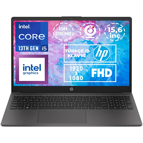 HP 250 G10 - معالج i5 13TH - رام 8GB - ذاكرة 512GB - شاشة 15.6 - لابتوب