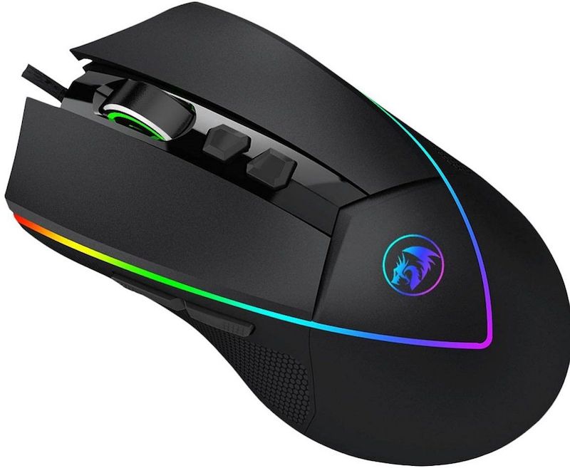 امبرور ريدراجون - 12400DPI جيمنج ماوس M909 - سلكي – دقة عالية – USB – بإضاءة RGB