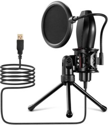 كوازار 2 ريدراجون - للبث والألعاب – USB – قاعدة ثلاثية قابلة للتعديل – تشغيل مباشر بدون تعريف - GM200 مايكروفون
