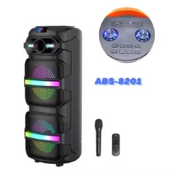 سبيكر  X BASS بلوتوث كبير مع مايكروفون – ABS-8201