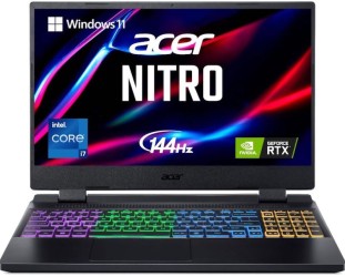 ACER NITRO 5 - شاشة 15.6 -معالج  Core I7 12700H - رام 16GB - ذاكرة 512GB - كرت شاشة RTX3050 4GB - كيبورد بإضاءة RGB - لابتوب
