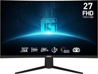  MSI G27C3F مقاس 27 بوصة - دقة FHD - معدل تحديث 180 هرتز - شاشة جيمنج منحنية
