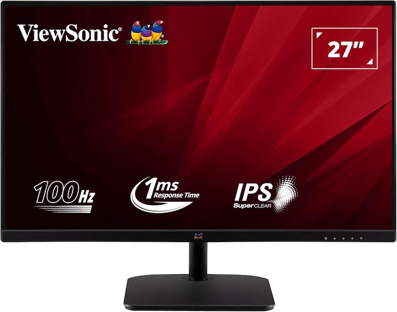 ViewSonic VA2732-H مقاس 27 بوصة - دقة FHD - لوحة IPS - معدل تحديث 100 هرتز - شاشة