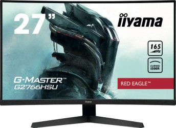 iiyama G-Master G2766HSU-B1 منحنية مقاس 27 بوصة - دقة Full HD - معدل تحديث 165 هرتز - زمن استجابة 1 مللي ثانية - شاشة