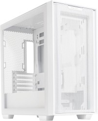 ASUS A21 – لون أبيض – Mid-Tower بتصميم احترافي يدعم ATX / mATX / Mini-ITX - كيس كمبيوتر