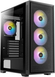 ANTEC AX81 ELITE – كيس E-ATX ميد تاور احترافي بإضاءة ARGB وزجاج حراري – يدعم E-ATX / ATX / mATX / ITX - كيس كمبيوتر