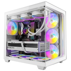 Antec C5 ARGB – أبيض – ميد تاور بإضاءة ARGB وواجهة Mesh – يدعم ATX / mATX / Mini-ITX -  كيس كمبيوتر