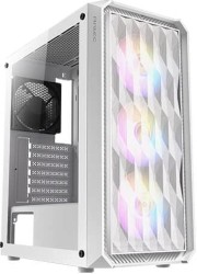 ANTEC NX292 White – كيس Mid Tower أبيض بإضاءة RGB وواجهة Mesh – يدعم ATX / mATX / Mini-ITX - كيس كومبيوتر