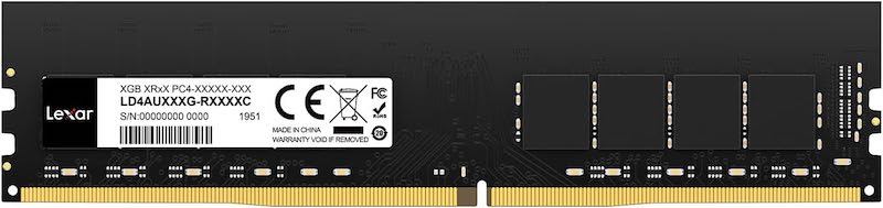 Lexar DDR4 16GB U-DIMM – تردد 3200MHz – أداء موثوق لأجهزة الكمبيوتر المكتبي – ترقية ذكية وسريعة - رام