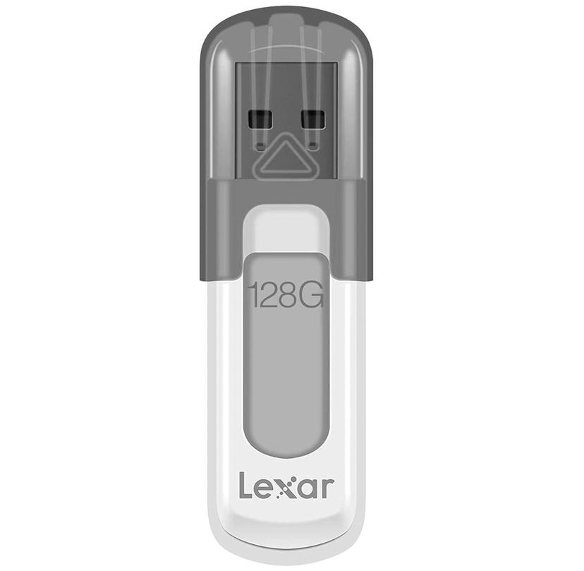 Lexar JumpDrive V100 بسعة 128GB – USB 3.0 – نقل سريع وأمان موثوق للبيانات - فلاشة تخزين