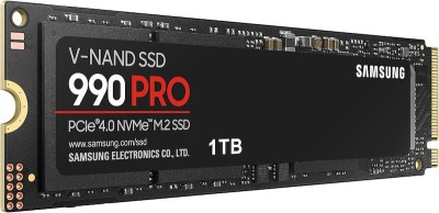 SSD Samsung 990 PRO بسعة 1TB – M.2 NVMe PCIe Gen4 – سرعة قراءة حتى 7450MB/s – أداء فائق للألعاب والمونتاج - قرص تخزين
