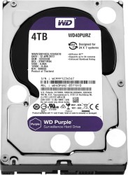 WD Purple 4TB 3.5” – سرعة 5400RPM – كاش 64MB – مخصص للمراقبة – قرص تخزين