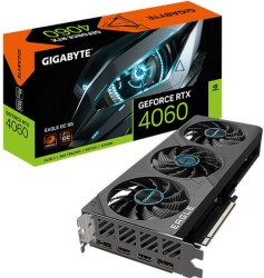 Gigabyte RTX 4060 EAGLE OC – ذاكرة 8GB GDDR6 – كسر سرعة مصنع – DLSS 3 – Ray Tracing – تبريد EAGLE Dual Fan - كرت شاشة