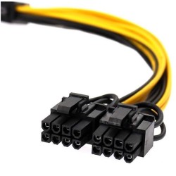VGA 8-Pin – وصلة تحويل لتشغيل كروت الشاشة – متوافق مع PSU 6-Pin أو Molex - كابل محوّل طاقة 