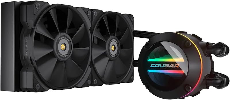 G.TIGER GT-240 ARGB – تبريد سائل AIO بحجم 240mm – مروحتان 120mm ARGB – دعم معالجات Intel وAMD – أداء فائق وإضاءة متزامنة - مبرد مائي 