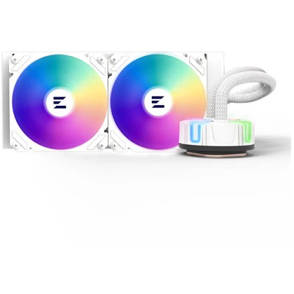 ZALMAN Reserator5 Z24 White – تبريد سائل ARGB 240mm – أداء فائق وتصميم أبيض أنيق – دعم معالجات Intel وAMD - مبرد مائي 