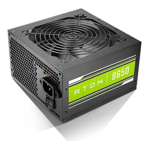 Antec Atom B650 – باور سبلاي 650 واط – 80 Plus Bronze – مروحة تبريد 12 سم – أداء عالي وتجميعات احترافية - باور سبلاي