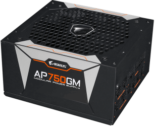 AORUS P750W – 750W Gold Fully Modular – مروحة 13.5 سم – كفاءة عالية وأداء صامت – دعم كامل لكروت الشاشة القوية وتجميعات الجيمنغ -  باور سبلاي