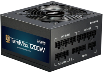 Zalman TeraMax ZM1200-TMX – قدرة 1200W حقيقية – شهادة 80 Plus Gold – تصميم Fully Modular – أداء احترافي لكروت RTX 4090 وWorkstations - باور سبلاي