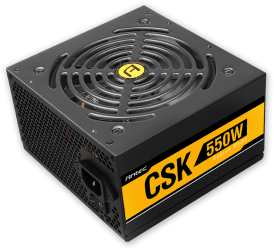 ANTEC CSK 550W – شهادة 80 Plus Bronze – مروحة تبريد 120mm – أداء ثابت واقتصادي لتجميعات الجيمنغ والمكتبية - باور سبلاي