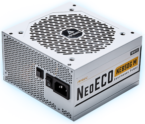 Antec NeoEco Gold 850W White – مزود طاقة أبيض – Modular – شهادة 80 Plus Gold – مروحة صامتة 120mm – دعم تجميعات RTX القوية - باور سبلاي